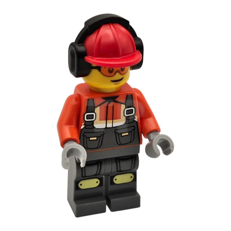 LEGO&reg; cty1819 Construction Worker with Ear Protectors