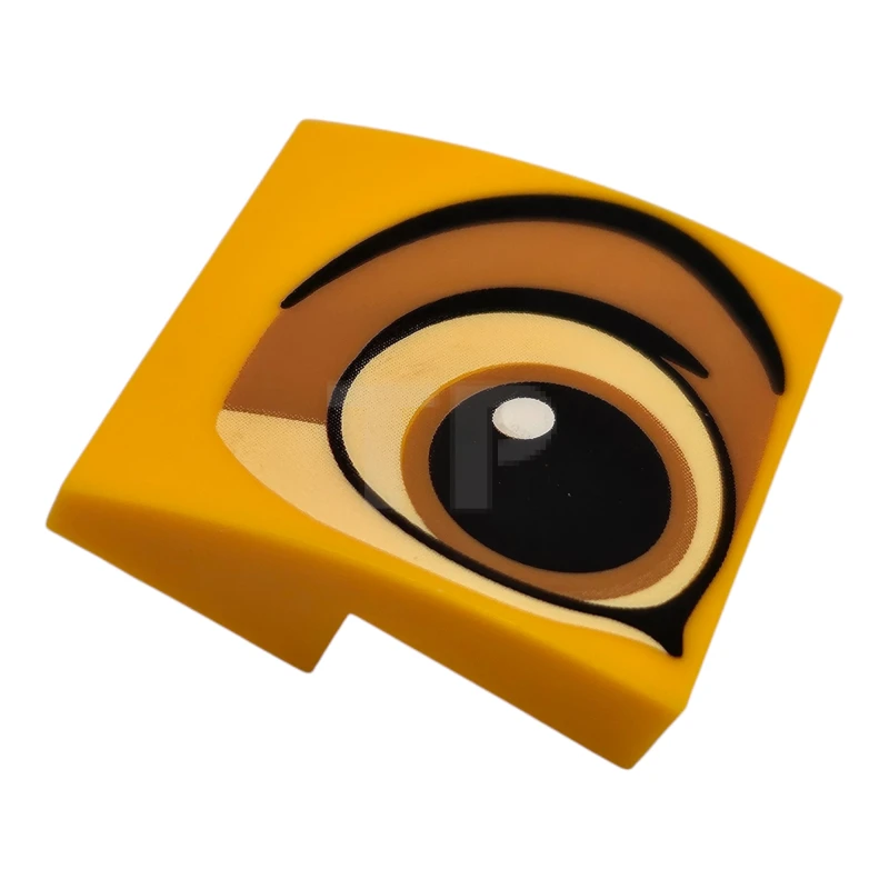 LEGO&reg; 15068pb560R - 6481712 - Slope 2 x 2 x 2/3 Curved with Eye Pattern - Right Side