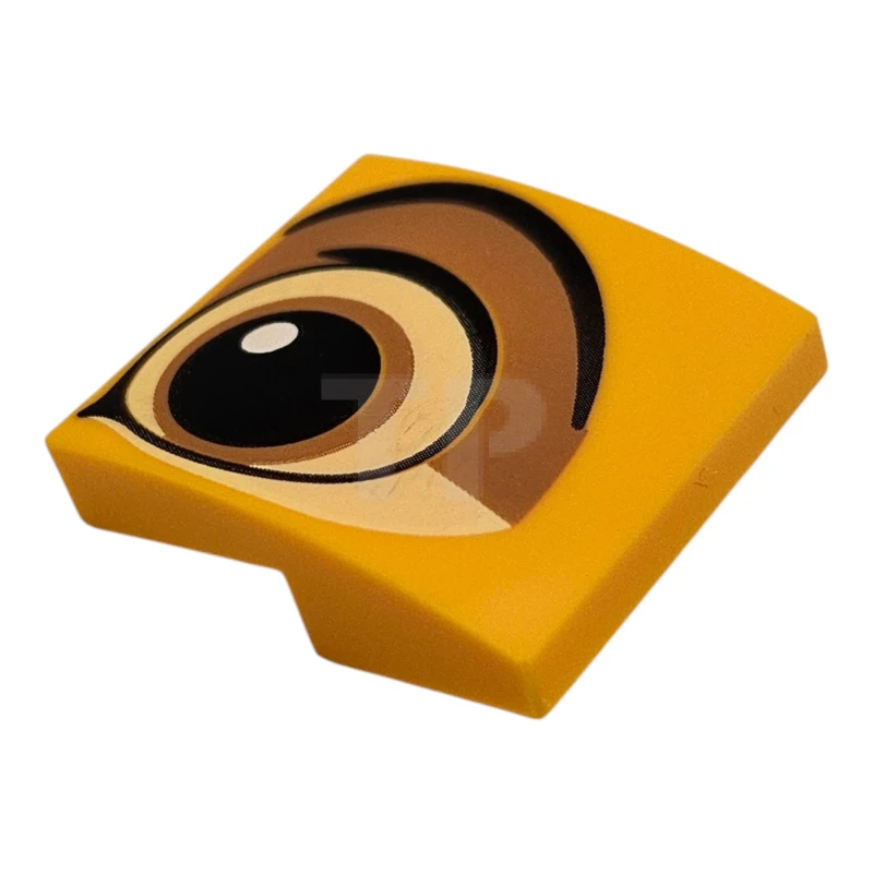 LEGO&reg; 6490743 - 15068pb560L - Slope 2 x 2 x 2/3 Curved with Eye Pattern - Left Side