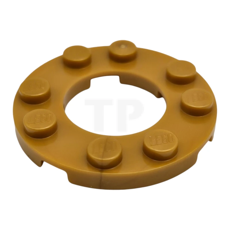 LEGO&reg; 6501301 - 11833 - Plate 4 x 4 Round with Hole