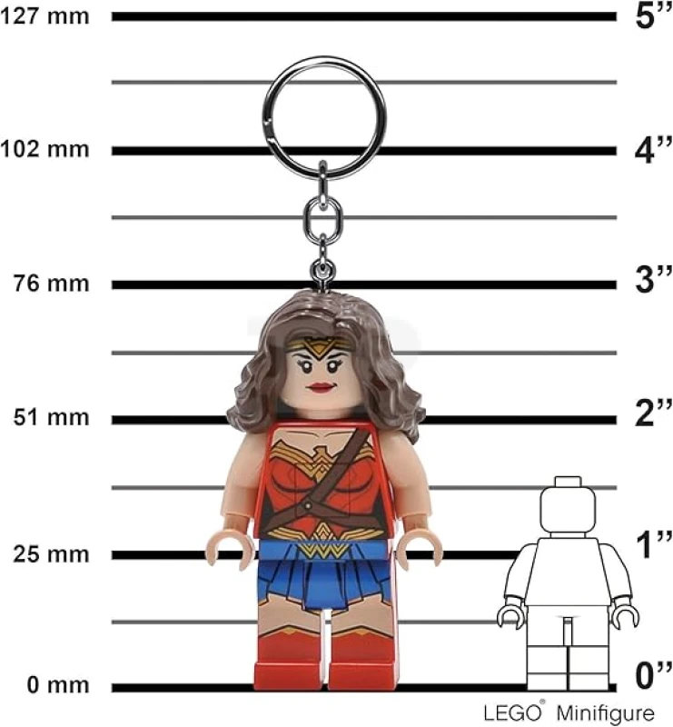 LEGO® LED Keychain Light Wonder Woman
