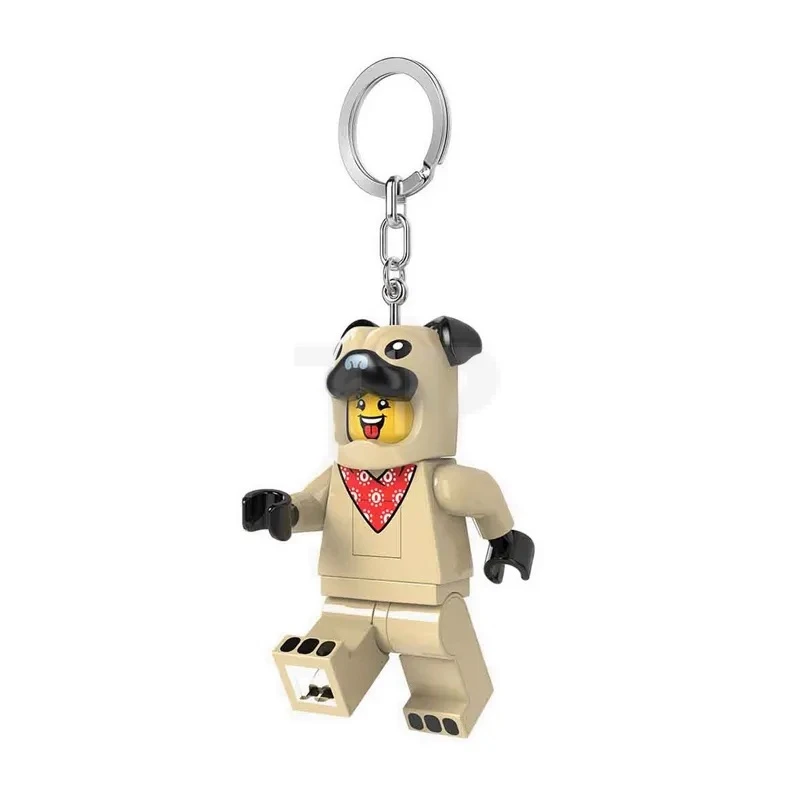 LEGO® LED Keychain Light French Bull Dog Guy