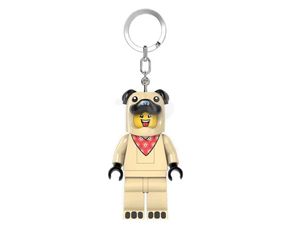 LEGO® LED Keychain Light French Bull Dog Guy