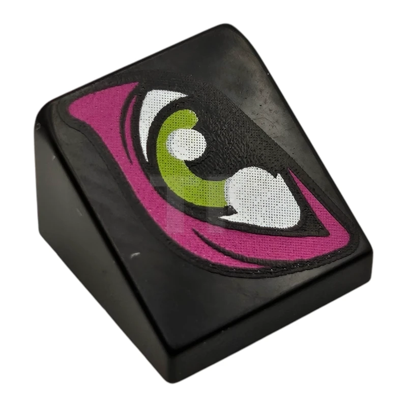 LEGO&reg; 54200pb123 - 6487105 - Slope 30° 1 x 1 x 2/3 with Eye Pattern - Left