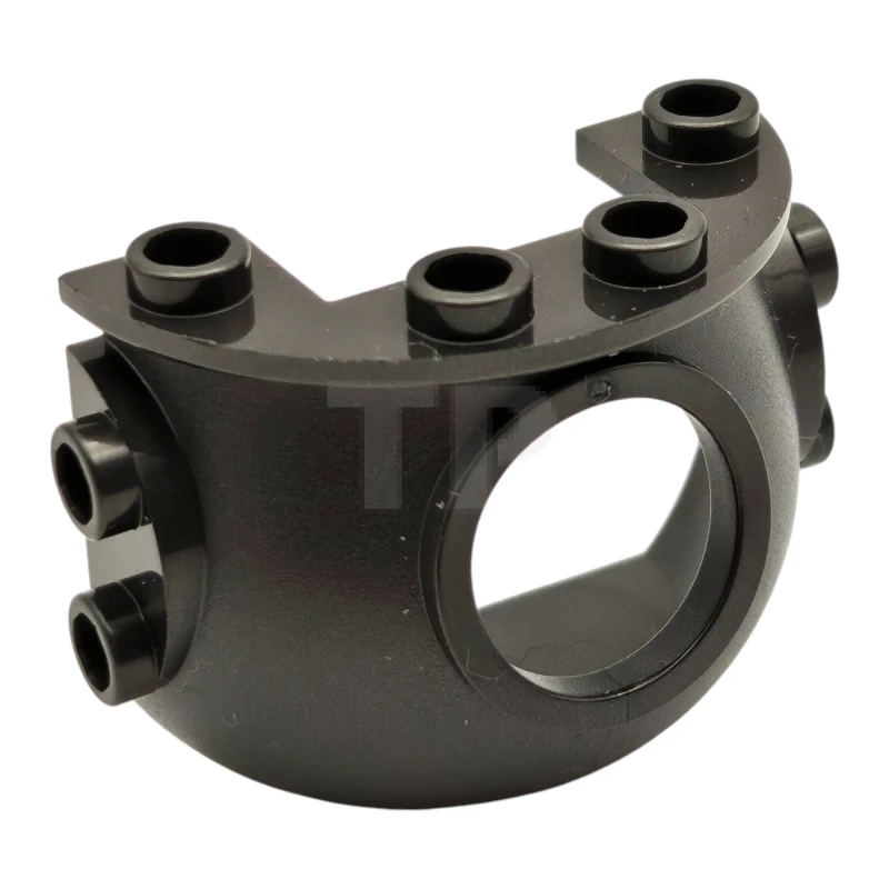 LEGO&reg; 6466836 - 5271 - Panel 4 x 2 x 2 2/3 Round with Circular Hole and Studs on Sides