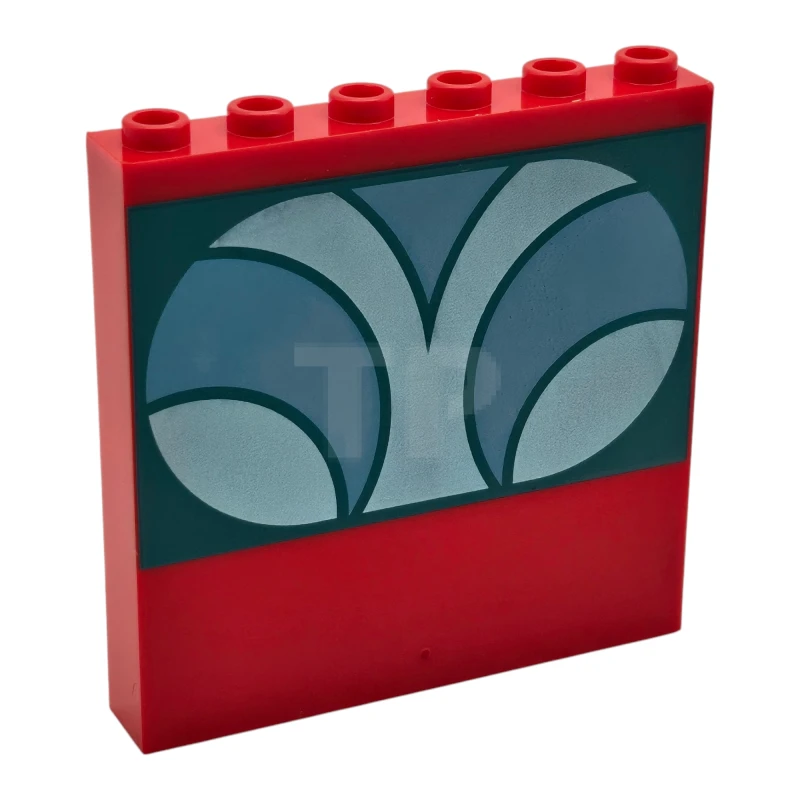 LEGO&reg; 6508530 - 59349pb359 - Panel 1 x 6 x 5 with Decorative Pattern