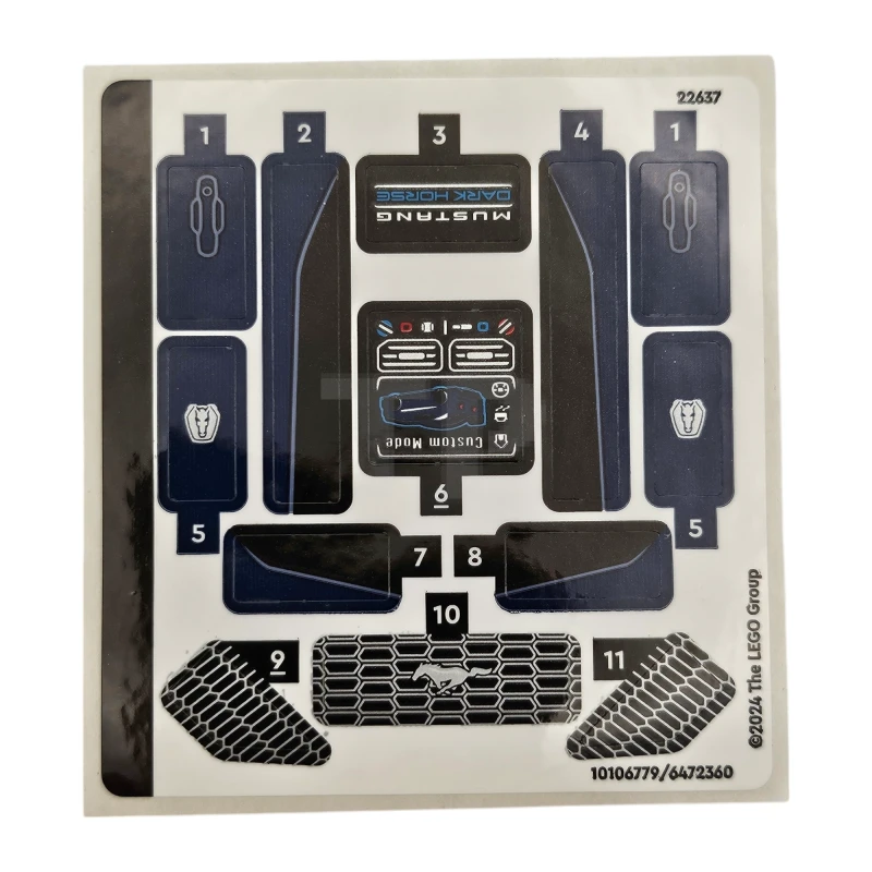 LEGO&reg; 6472360 - Adesivo per il set 76920