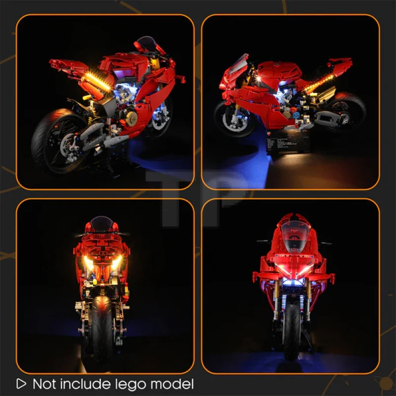 Light kit for LEGO® 72202 Ducati Panigale V4 S Motorcycle