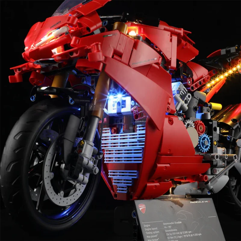 Light kit for LEGO® 72202 Ducati Panigale V4 S Motorcycle