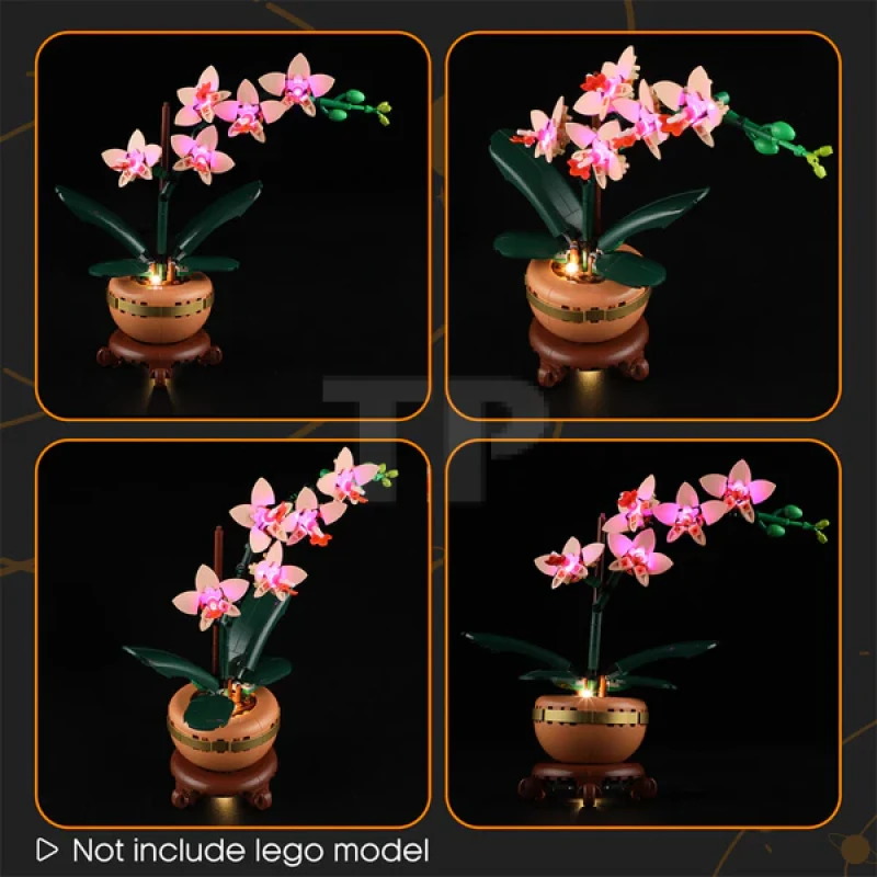 Light kit for LEGO® 10343 Mini Orchid