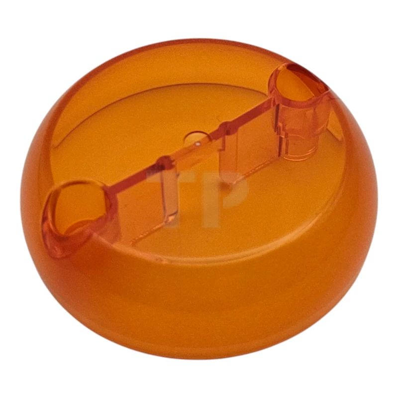 LEGO&reg; 6500765 - 1974 - Cylinder Hemisphere 7 x 7 Flat (Pod Half) with 2 Pin Holes