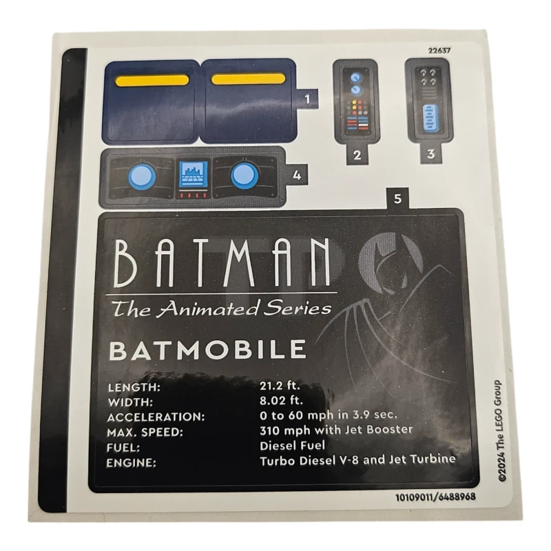 LEGO&reg; 6488968 - Sticker for Set 76274