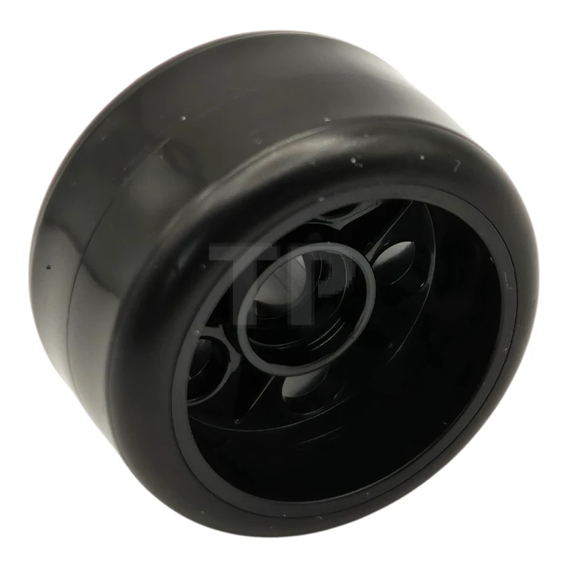 LEGO&reg; 6524453 - 6278pb01 - Wheel 24 x 15 with Pin Hole with Molded Black Hard Plastic Tire Pattern