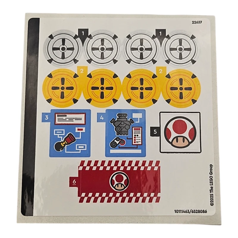 LEGO&reg; 6528086 - Pegatina para Set 72035