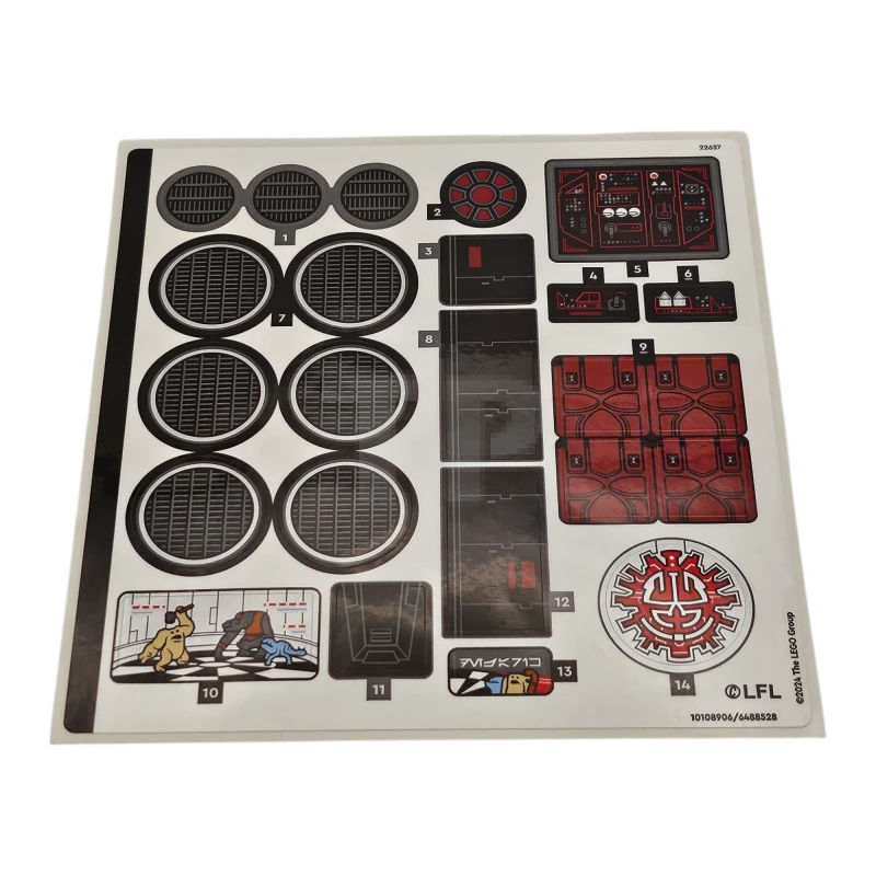 LEGO&reg; 6488528 - Adesivo per il set 75389