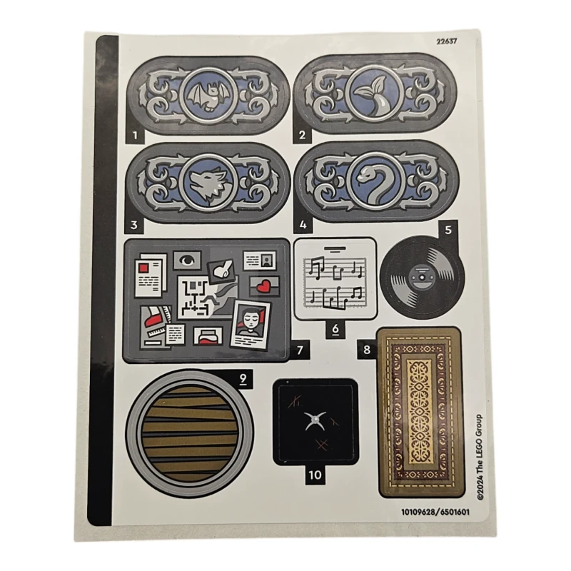 LEGO&reg; 6501601 - Adesivo per il set 76781 - Foglio 1