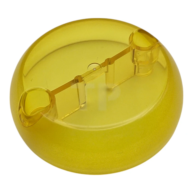 LEGO&reg; 6501531 - 1974 - Cylinder Hemisphere 7 x 7 Flat (Pod Half) with 2 Pin Holes