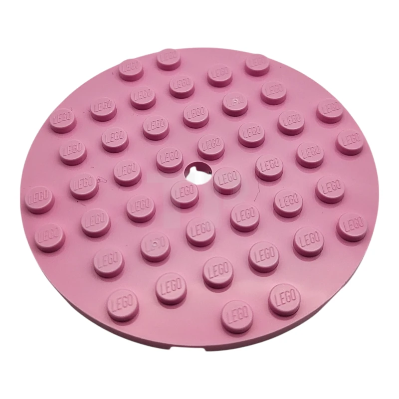 LEGO&reg; 6518738 - 74611 - Plate 8 x 8 Round with Hole