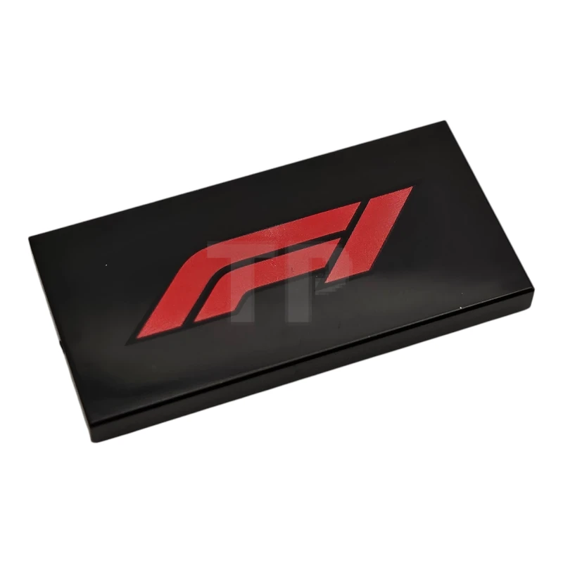 LEGO&reg; 6533079 - 87079pb1493 - Tile 2 x 4 with Formula 1 Pattern