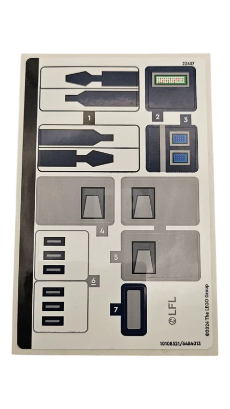 LEGO&reg; 6484013 - Autocollant pour l'ensemble 75379