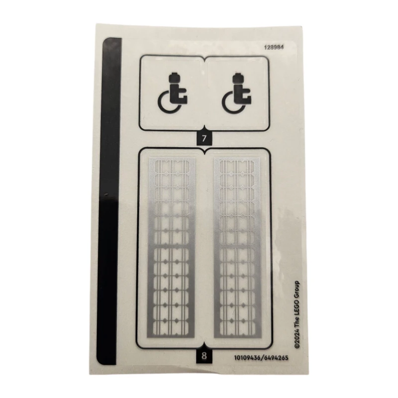 LEGO&reg; 6494265 - Autocollant pour l'ensemble 60423 - Feuille 2