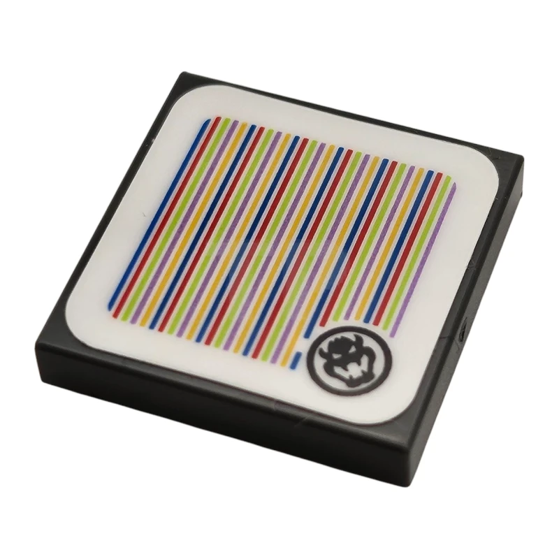 LEGO&reg; 6505148 - 3068pb2470 - Tile 2 x 2 with Super Mario Scanner Code Bowser Head Pattern (Sticker)