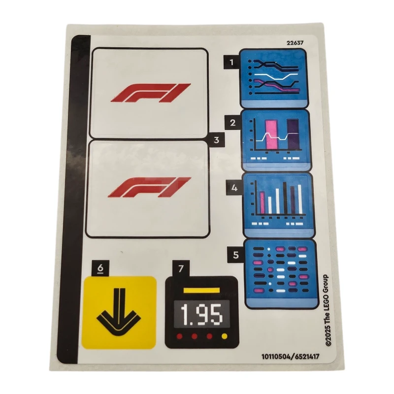 LEGO&reg; 6521417 - Sticker for Set 60443