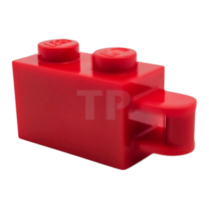 LEGO&reg; 6528198 - 34816 - Steen, aangepast 1 x 2 met handvat aan uiteinde - staaf gelijk met rand van handvat