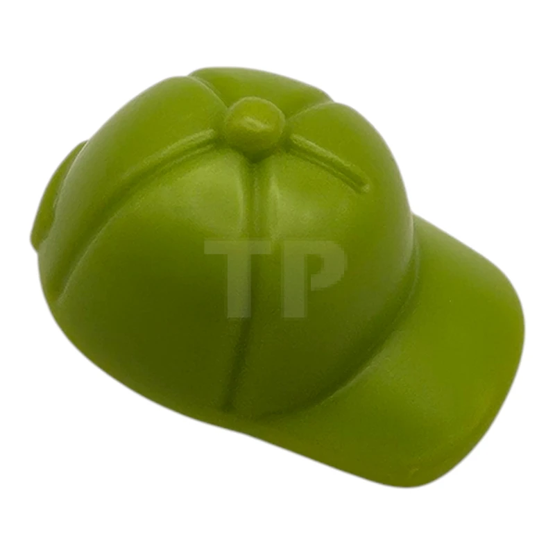 LEGO&reg; 6509777 - 6913 - Minifigure, Cap with Small Pin, Short Curved Bill with Seams and Button on Top