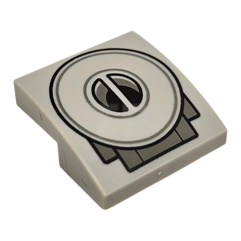 LEGO&reg; 6524575 - 15068pb603 - Slope 2 x 2 x 2/3 Curved with SW Mandalorian N-1 Starfighter Engine Air Vent Pattern