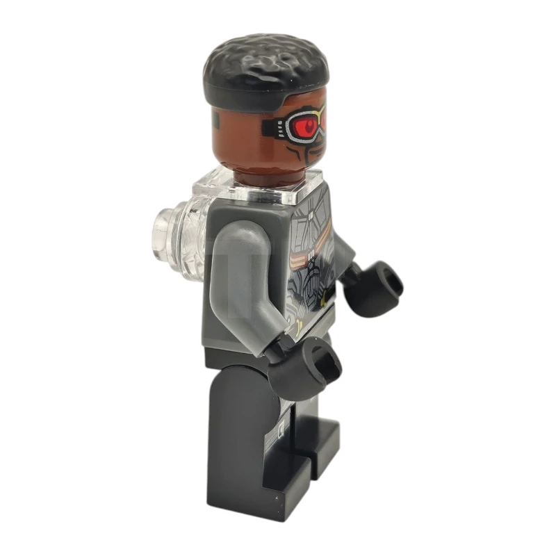 LEGO&reg; sh0929 Falcon - Dark Bluish Gray and Black Suit, Printed Legs