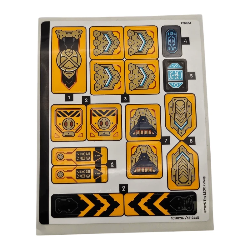 LEGO&reg; 6519445 - Sticker for Set 71833