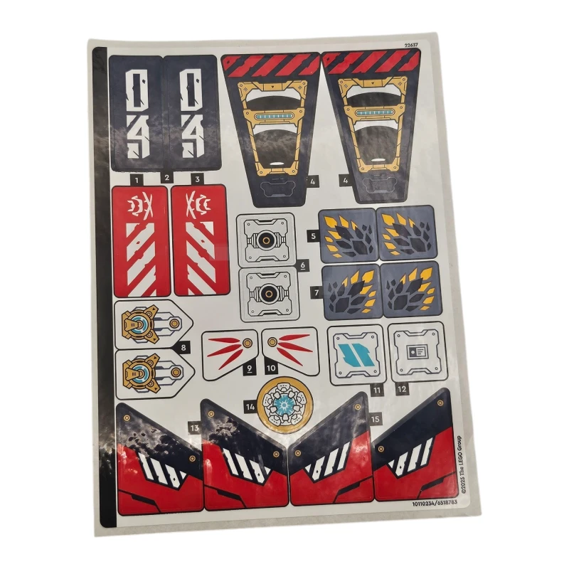 LEGO&reg; 6518783 - Sticker for Set 71834