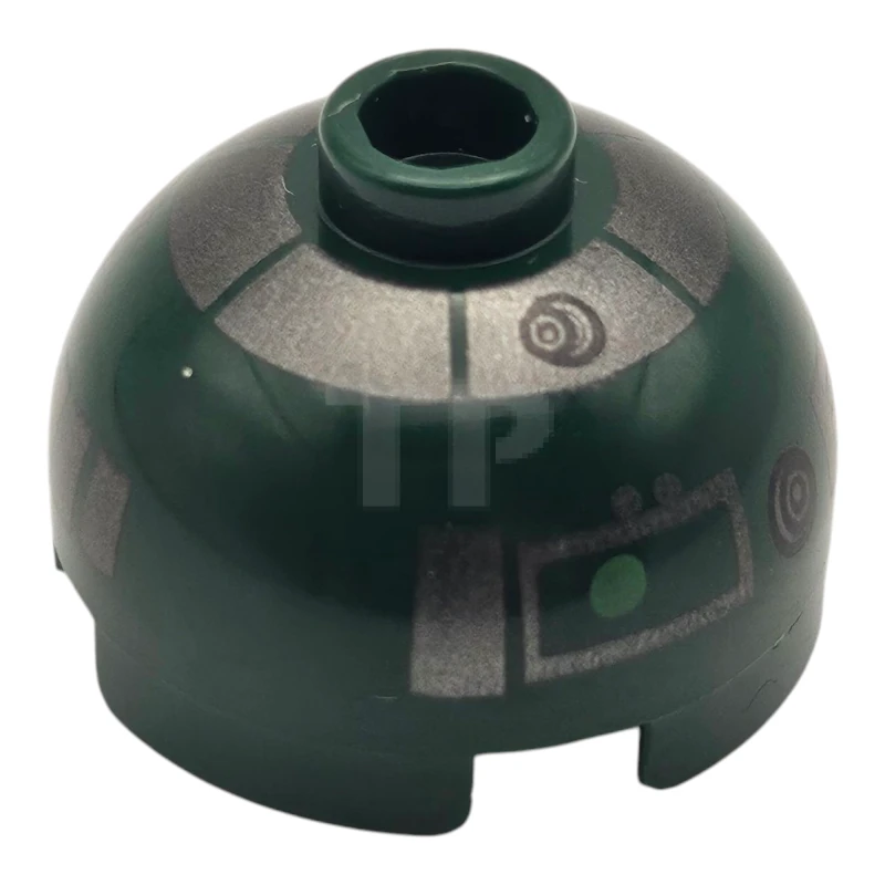 LEGO&reg; 6022360 - 553pb007 - Brick, Round 2 x 2 Dome Top with SW Astromech Droid Panels