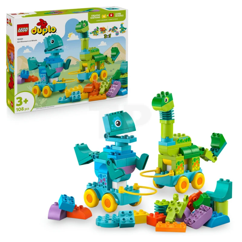 LEGO&reg; 10451 3-in-1 dinosaurussen op wielen