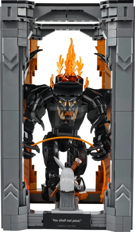 LEGO&reg; 10367 Der Herr der Ringe: Balrog™ Bücherstütze