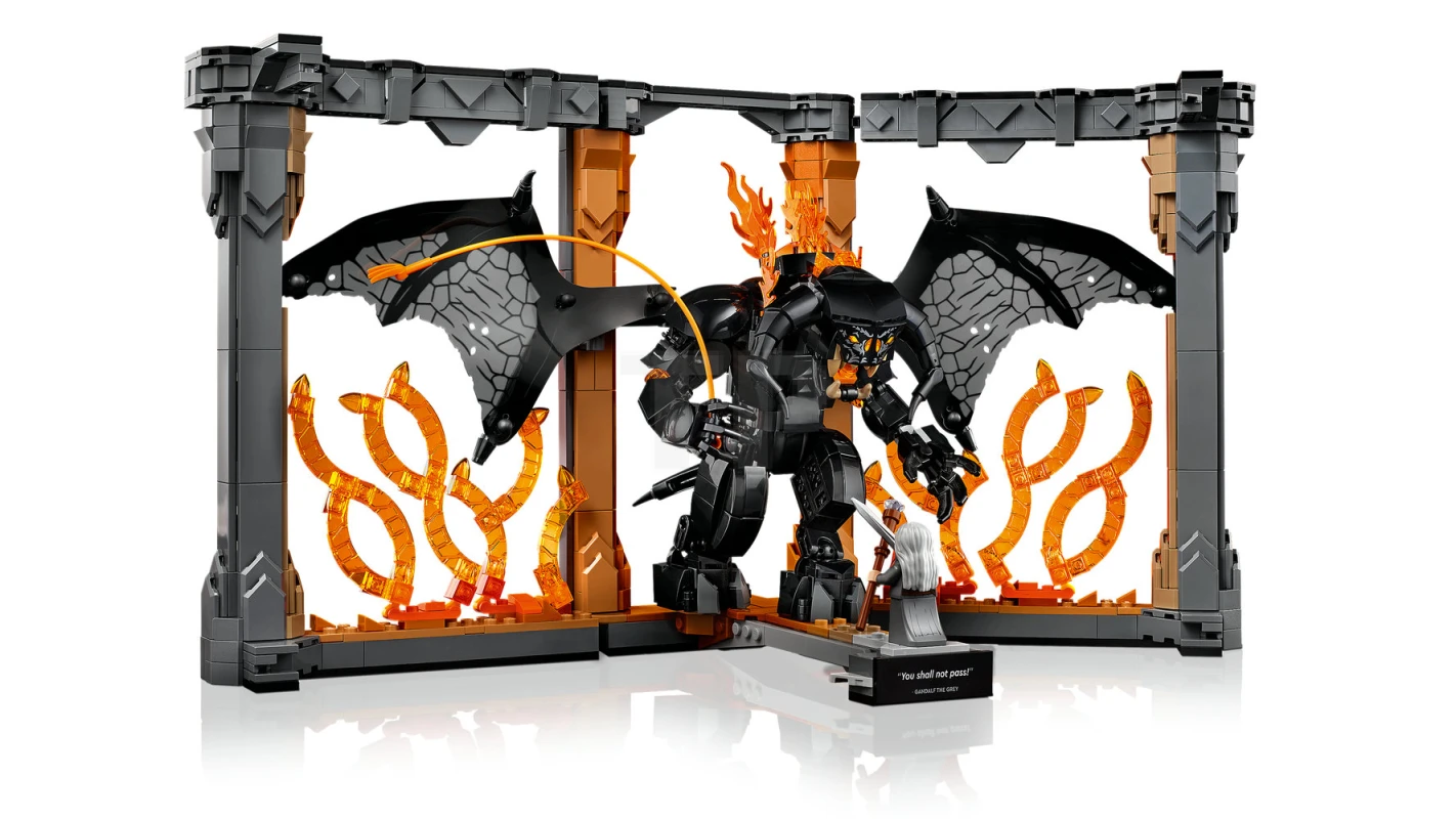 LEGO&reg; 10367 Der Herr der Ringe: Balrog™ Bücherstütze