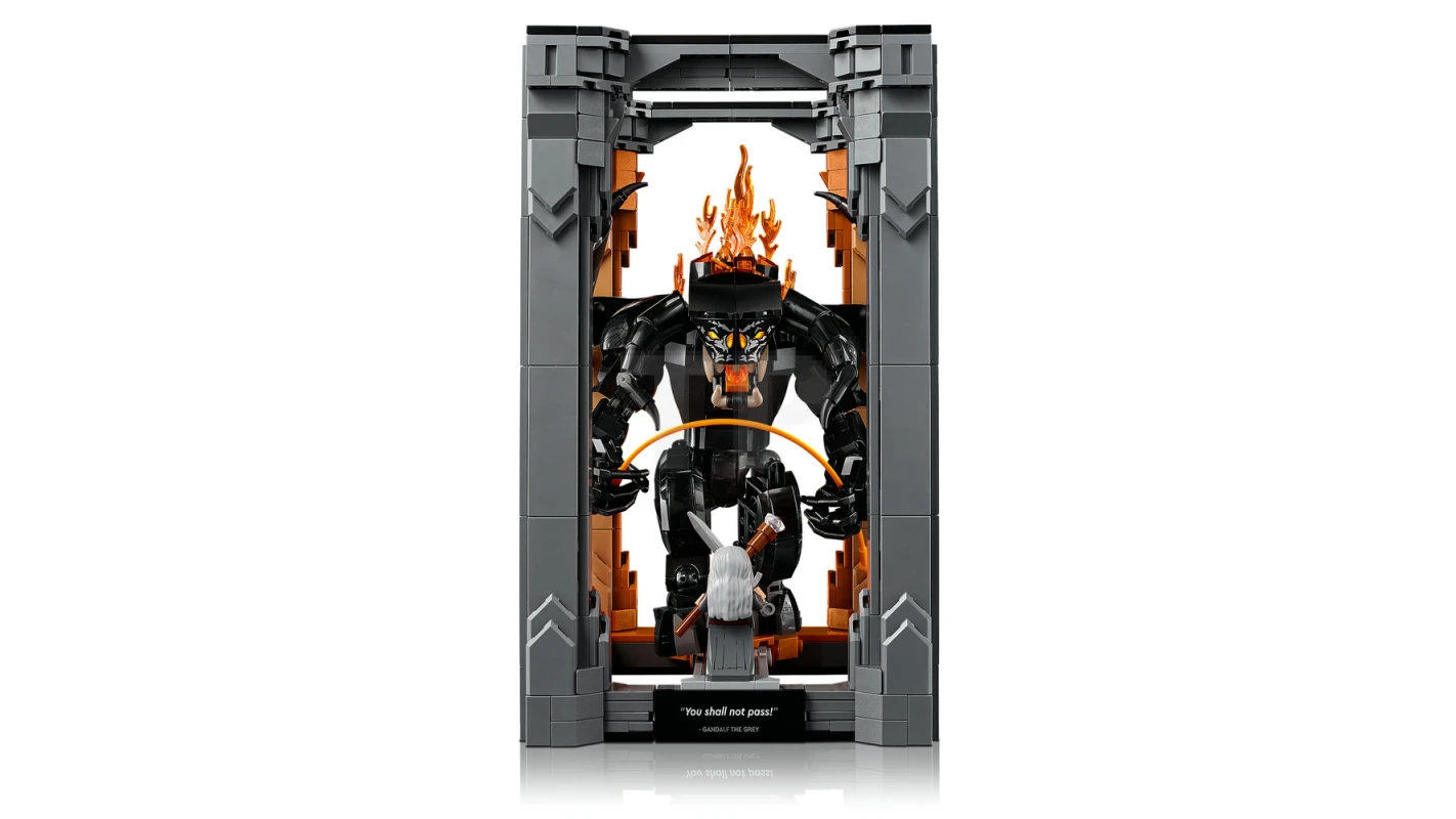 LEGO&reg; 10367 Der Herr der Ringe: Balrog™ Bücherstütze