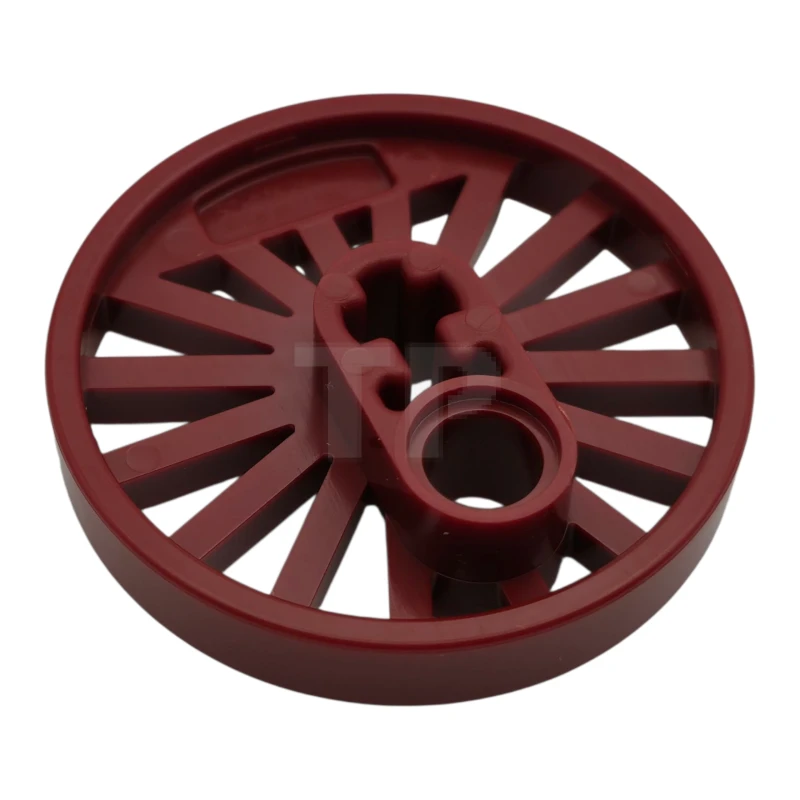 LEGO&reg;  - 85489a - Train Wheel, Spoked with Axle Hole and Counterweight (Blind Wheel)