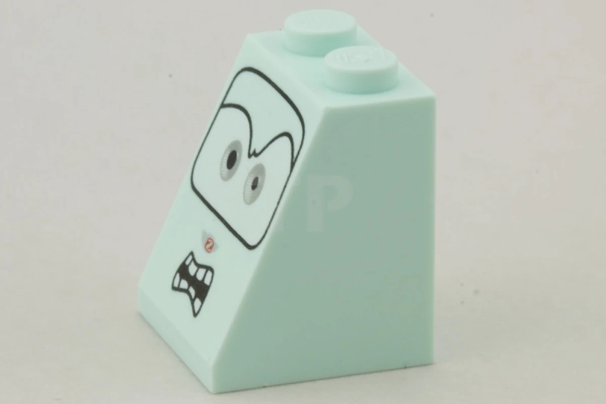 LEGO&reg; 6022322 - 3678bpb046 - Pendiente 65° 2 x 2 x 2 con Patrón de Ojos