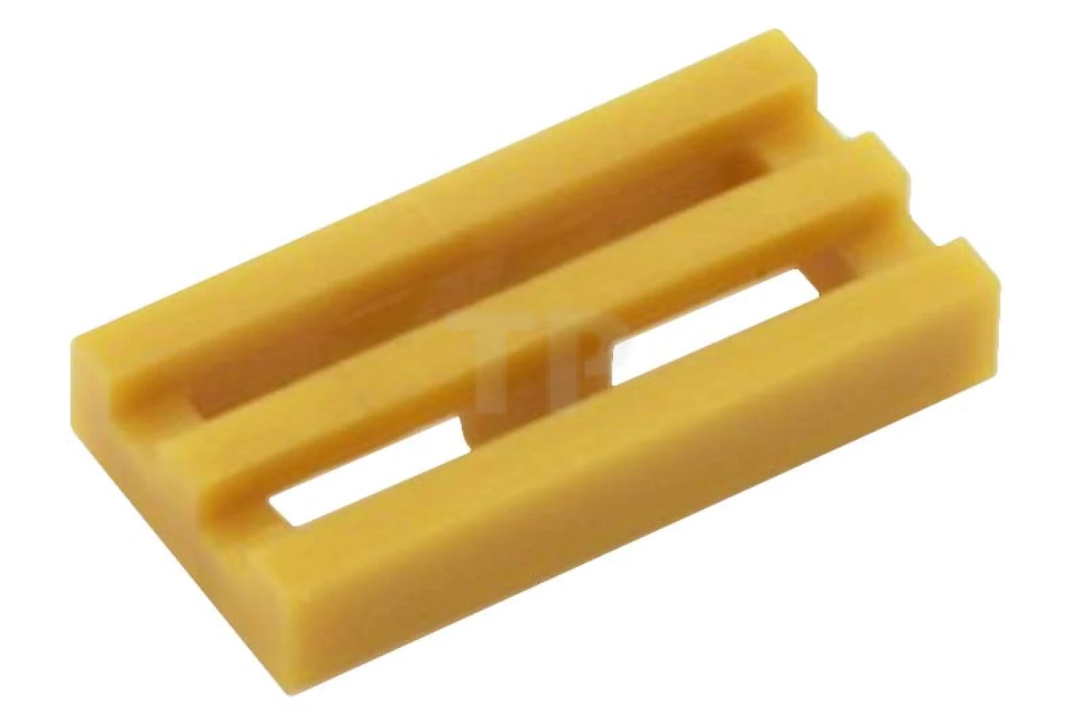 LEGO&reg; 4490599 - 2412b - Baldosa 1 x 2 Rejilla con ranura