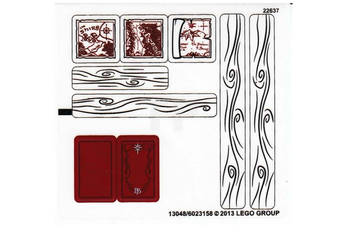 LEGO&reg; 6023158 - Sticker for Set 79003