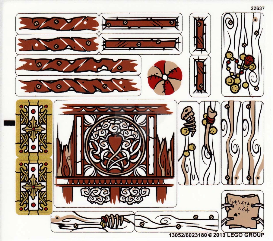 LEGO&reg; 6023180 - Autocollant pour l'ensemble 79010