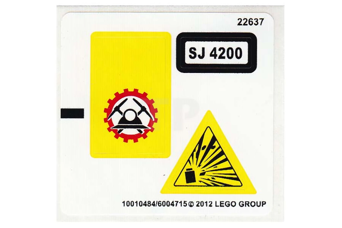 LEGO&reg; 6004715 - Sticker for Set 4200