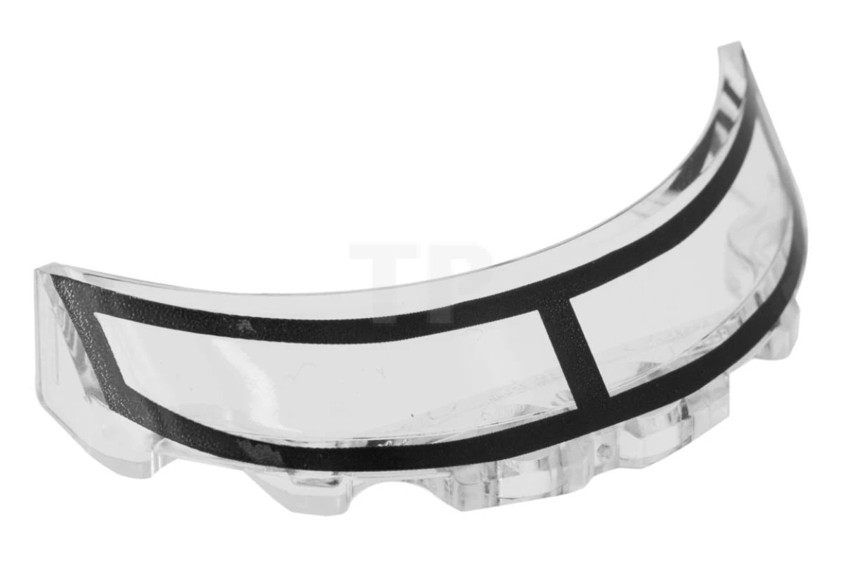 LEGO&reg; 6023505 - 62360pb001 - Parabrisas 3 x 6 x 1 curvado con contorno de ventana negro