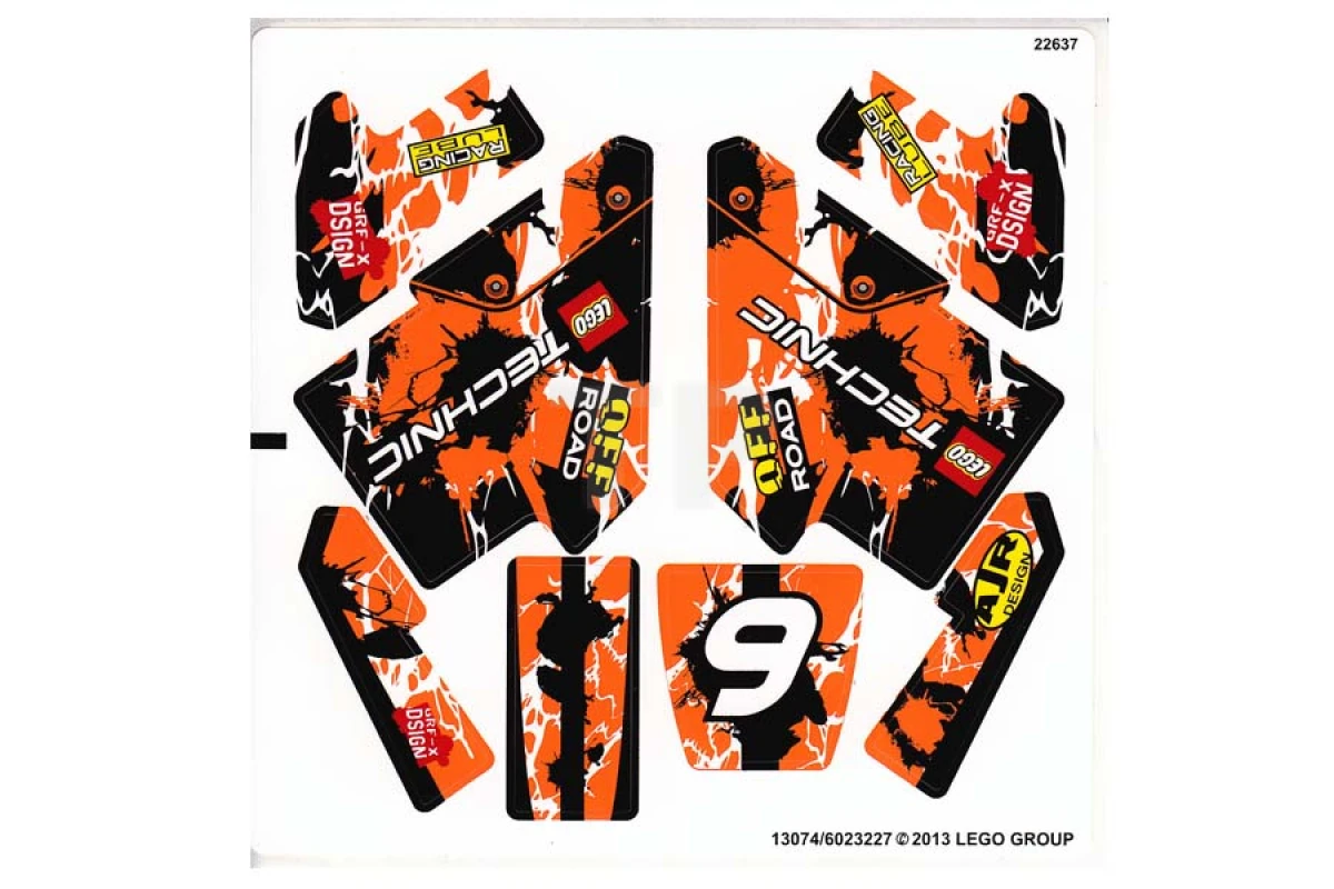 LEGO&reg; 6023227 - Sticker voor set 42007