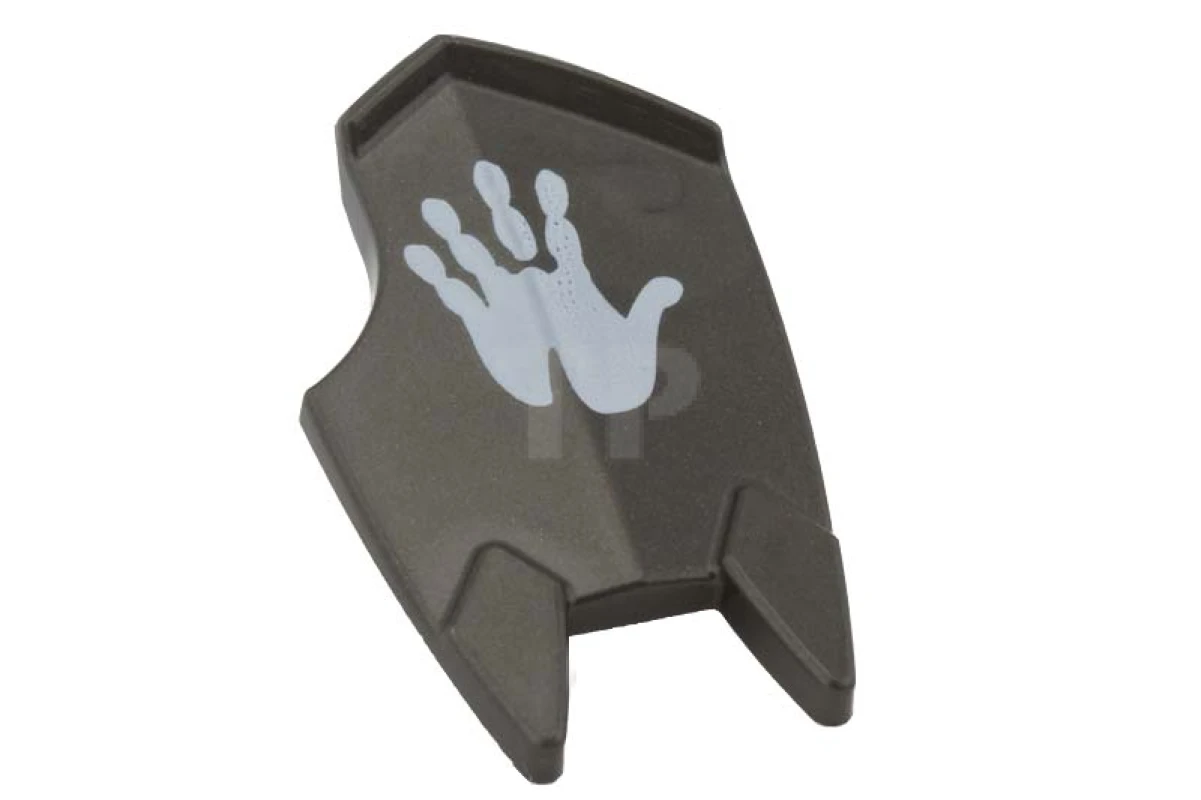 LEGO&reg; 6005318 - 10049pb01 - Minifig, Shield Broad with Spiked Bottom and Cutout Corner with Handprint Pattern