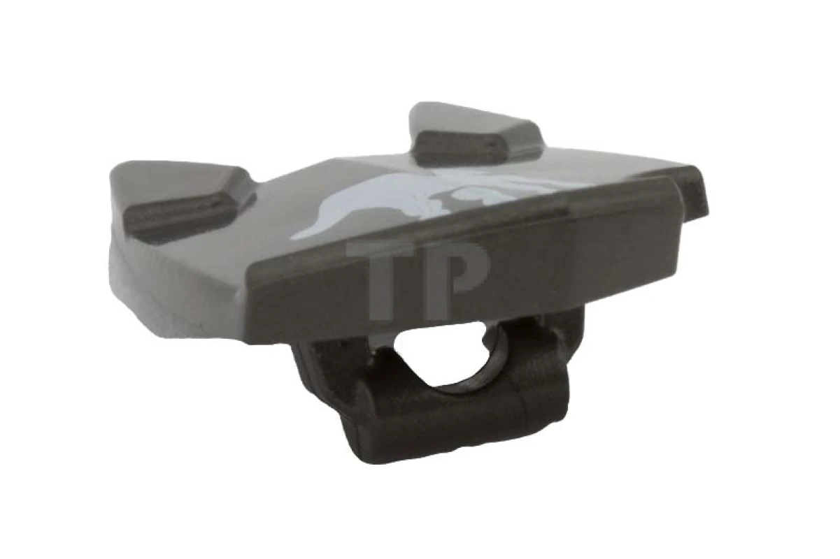 LEGO&reg; 6005318 - 10049pb01 - Minifig, Shield Broad with Spiked Bottom and Cutout Corner with Handprint Pattern