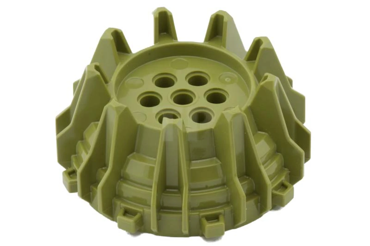 LEGO&reg; 6016456 - 64712 - Wheel Hard Plastic with Small Cleats and Flanges