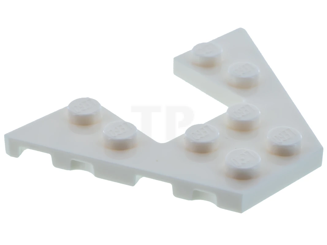 LEGO&reg; 6275498 - 47407 - Plate 4 x 6 Wedge with Cutout